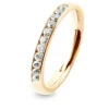 Alliance 11 Diamants Prestige Serti Rail 0.24 Ct En Or Jaune - - Crystelle -Accessoires De Mode ori alliance 11 diamants prestige serti rail 0 24 ct en or jaune crystelle 31562