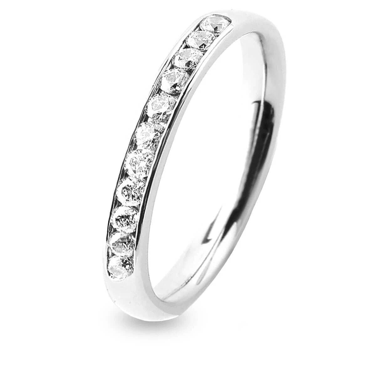 Alliance 11 Diamants Prestige Serti Rail 0.24 Ct En Or Jaune - - Crystelle 5 Alliance 11 Diamants Prestige Serti Rail 0.24 Ct En Or Jaune - - Crystelle – Image 3