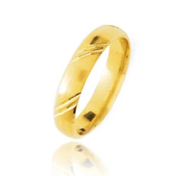 Alliance 4 Mm Fantaisie Or Jaune 4 Mm Anya - 026J40