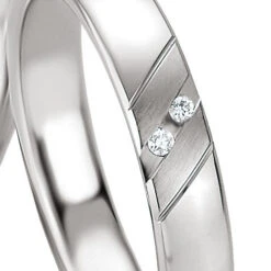 Accessoires De Mode -Accessoires De Mode ori alliance argent diamant large de 4 mm clea 08085 14681 21451