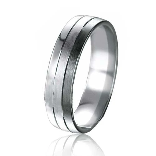 Alliance B. & White 4.9 Mm 4.9 Mm Or Et Ruthenium - Yasmine -07168 3 Alliance B. & White 4.9 Mm 4.9 Mm Or Et Ruthenium - Yasmine -07168