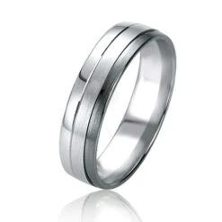 Alliance B. & White 5 Mm 5 Mm Or Et Ruthenium - Audrey -07166