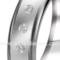 Alliance B. & White 6 Mm 6 Mm Or Et Ruthenium Diamant - Celestis -06315 -Accessoires De Mode ori alliance b white 6 mm 6 mm or et ruthenium diamant celestis 06315 10342 16889