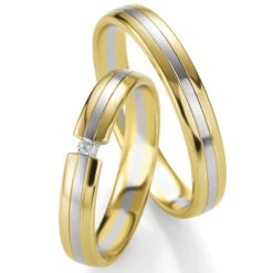 Alliance Basic Light 4 Mm4 Mm 2 Ors Diamant Alizée - 05645 -Accessoires De Mode ori alliance basic light 4 mm 4 mm 2 ors diamant alizee 05645 14271 21250