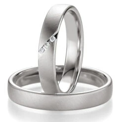 Alliance Basic Light II 4 Mm 4 Mm Platine 950 Diamant - Adeline -04227PT -Accessoires De Mode ori alliance basic light ii 4 mm 4 mm platine 950 diamant adeline 04227pt 17674 23705