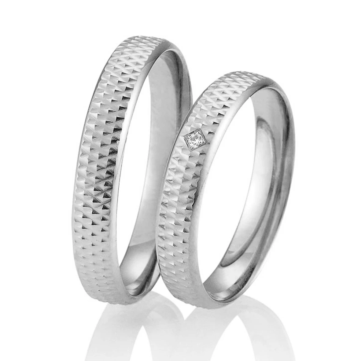 Alliance Breuning Loop Avec Diamants De 4 Mm - Nicole - 30003 5 Alliance Breuning Loop Avec Diamants De 4 Mm - Nicole - 30003 – Image 3