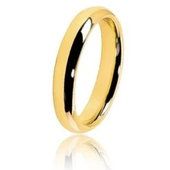 Alliance Jonc Parisien En Or Jaune Large De 5 Mm Fiona-HAJP5J