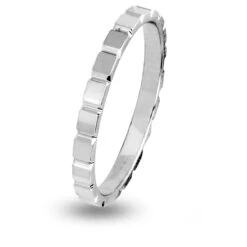 Alliance Or En Or Blanc 3 Mm Camille - 204G20