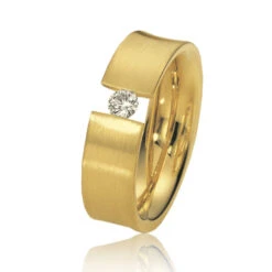 Alliance Pas De Deux 6.5 Mm En Or Jaune 6.5 Mm "Pas De Deux" Edora - 81274