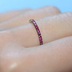 Alliance Rubis Verifine Or Blanc Kristina - R19 -Accessoires De Mode ori alliance rubis verifine or blanc kristina r19 32022 38453