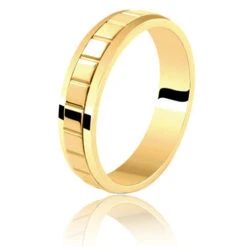 Alliance Serpentin 4.5 Mm En Or Jaune - Promesse - SERPENTIN45J