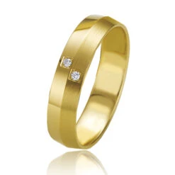 Alliance Slimline 4.5 Mm 4.5 Mm Or Jaune Diamant - Anaëlle - 07137