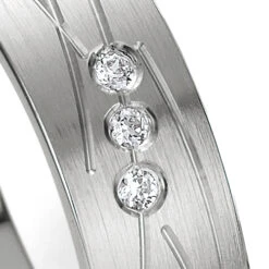 Alliance SMARTLINE 5.5 Mm Or Blanc Diamant Délia - 07083 -Accessoires De Mode ori alliance smartline 5 5 mm or blanc diamant delia 07083 7343 9427