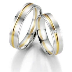 Alliance SMARTLINE 5 Mm 2 Ors Diamant Asya - 07067 -Accessoires De Mode ori alliance smartline 5 mm 2 ors diamant asya 07067 7387 9569