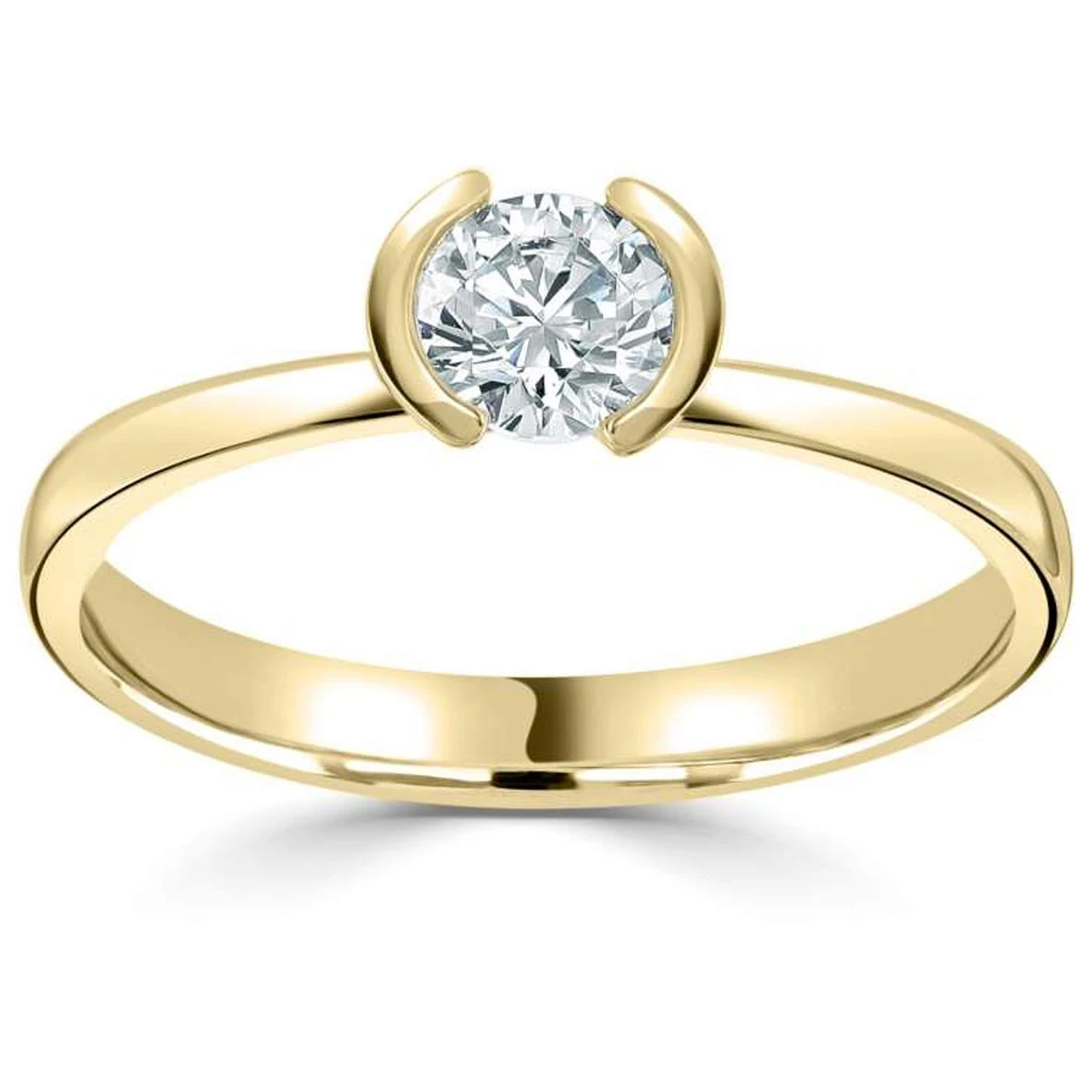 Domino Bague De Fiançailles 0.25 Ct Leya - R1-1016 6 Domino Bague De Fiançailles 0.25 Ct Leya - R1-1016 – Image 4