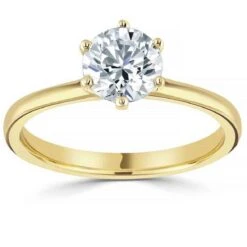 Domino Bague De Fiançailles 0.70 Ct Galya - R1-2173 -Accessoires De Mode ori bague de fiancailles 0 70 ct galya r1 2173 37374 49698