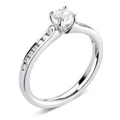 Bague De Fiançailles Accompagnée Catarina 0.25 Ct - R1-2239 -Accessoires De Mode ori bague de fiancailles accompagnee catarina 0 25 ct r1 2239 32174 49403