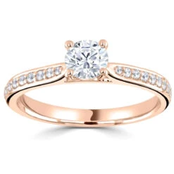 Domino Bague De Fiançailles Accompagnée Corail 0.25 Ct - R1-2290 -Accessoires De Mode ori bague de fiancailles accompagnee corail 0 25 ct r1 2290 32179 49417