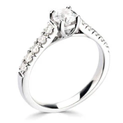 Domino Bague De Fiançailles Accompagnée Kaoru 0.25 Ct - R1-2283 -Accessoires De Mode ori bague de fiancailles accompagnee kaoru 0 25 ct r1 2283 32178 49411