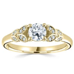 Domino Bague De Fiançailles Accompagnées Sakura 0.50 Ct - R1-2328 -Accessoires De Mode ori bague de fiancailles accompagnees sakura 0 50 ct r1 2328 37346 49488