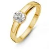 Bague Diamant B*Diamond 0.52 Carat En Or Jaune - 91FE51A- -Accessoires De Mode ori bague diamant b diamond 0 52 carat en or jaune 91fe51a 40620