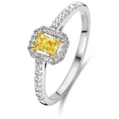 Bague Diamant Jaune 0.45 Ct Akina - 91QN43A5