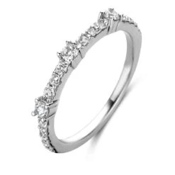 Bague En Argent Sertie De Zirconium Naiomy Silver Silver - Femme - Élizane - N2J63