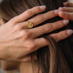 Bague La Médaille D'Amour - L'Originale Augis Madoka - J10531X000 -Accessoires De Mode ori bague la medaille d amour l originale augis madoka j10531x000 48683 71932