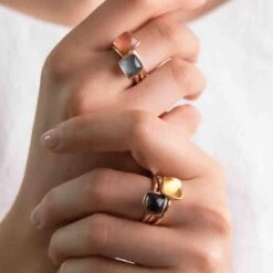 Bague Quartz Sur Obsidienne Arc En Ciel One More - Pantelleria - Pantelleria 051576L1 11 Bague Quartz Sur Obsidienne Arc En Ciel One More - Pantelleria - Pantelleria 051576L1 -Accessoires De Mode ori bague quartz sur obsidienne arc en ciel one more pantelleria pantelleria 051576l1 36459 64664