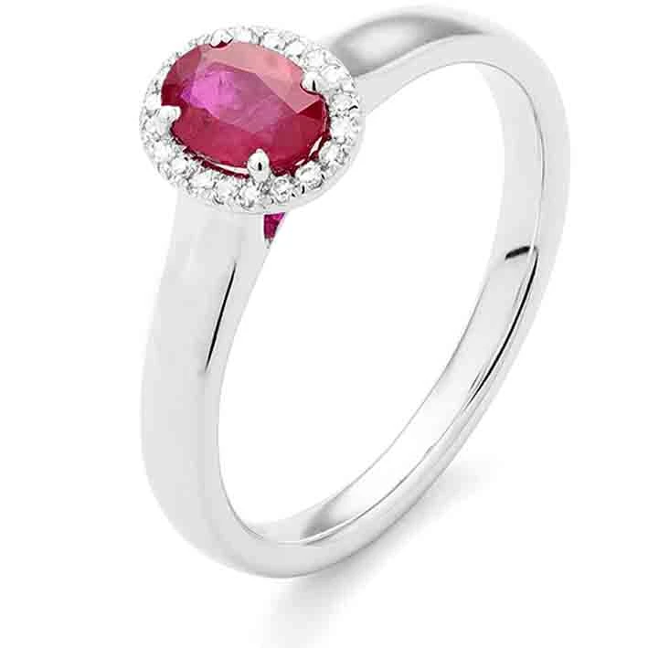 Bague Rubis Diamant Or 18 Ct - 750/1000 - Marine - RD553FMPWA814 3 Bague Rubis Diamant Or 18 Ct - 750/1000 - Marine - RD553FMPWA814