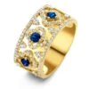 Bague Salina, Saphir Bleu Et Diamants Sur Or Jaune 0.59 Ct - Salina 064407SA -Accessoires De Mode ori bague salina saphir bleu et diamants sur or jaune 0 59 ct salina 064407sa 40490