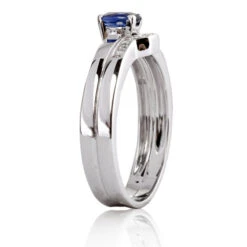 Bague Saphir En Or Blanc Diamant Aria -12851-SA -Accessoires De Mode ori bague saphir en or blanc diamant aria 12851 sa 11866 22330