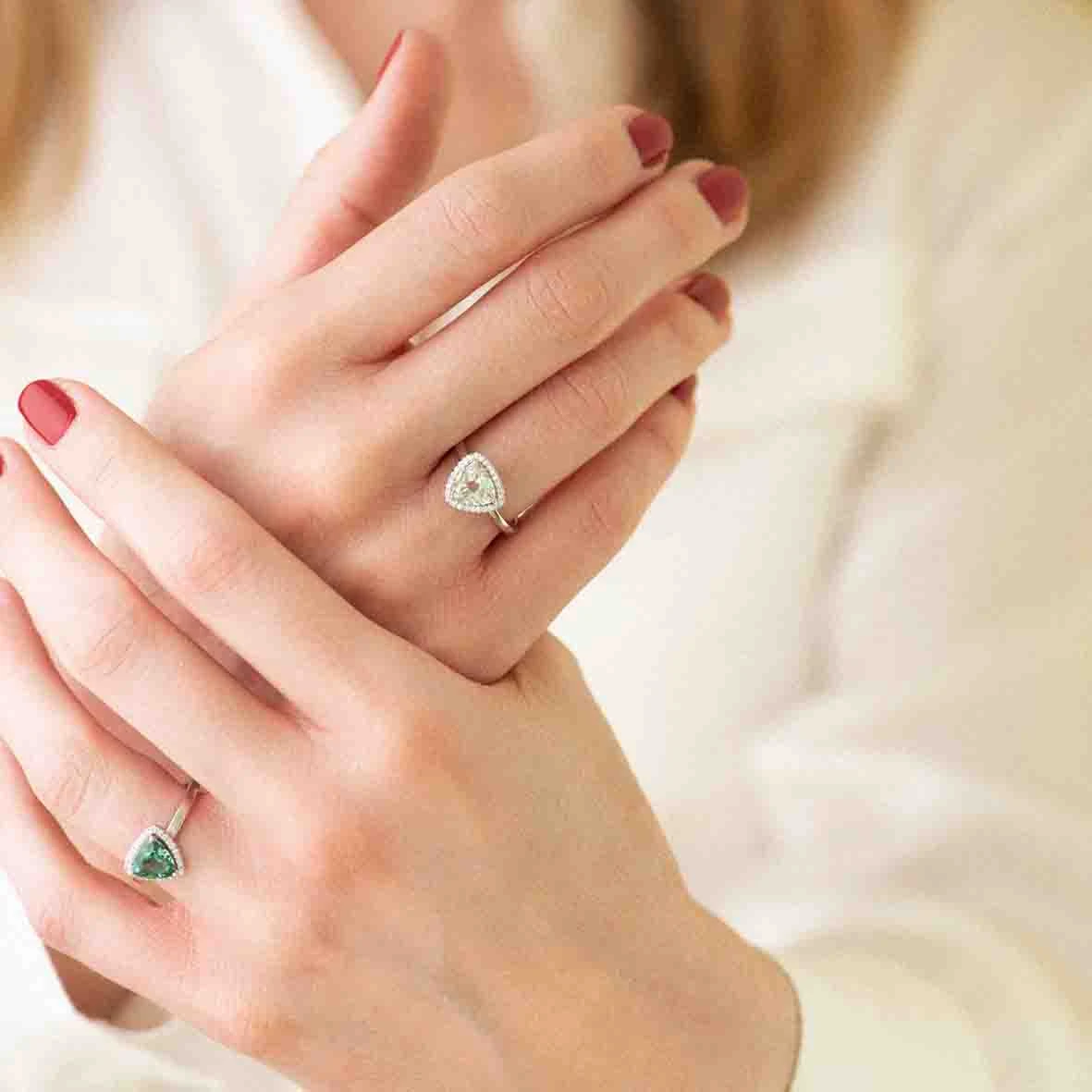 Bague Topaze Swiss Blue Et Diamants One More - Etna 0.11 Ct - Etna 055061AT 5 Bague Topaze Swiss Blue Et Diamants One More - Etna 0.11 Ct - Etna 055061AT – Image 3