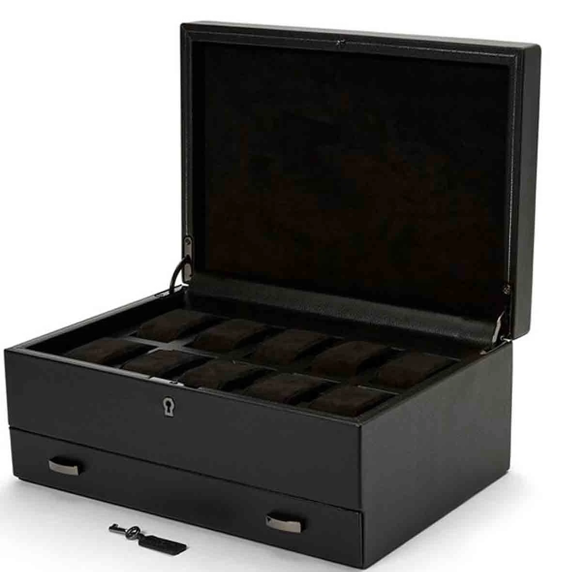 Boîte Montre Wolf 1834 - British Racing 10 Pcs Watch Box With Storage - 792802 4 Boîte Montre Wolf 1834 - British Racing 10 Pcs Watch Box With Storage - 792802 – Image 2