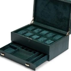 Boîte Montre Wolf 1834 - British Racing 10 Pcs Watch Box With Storage - 792841