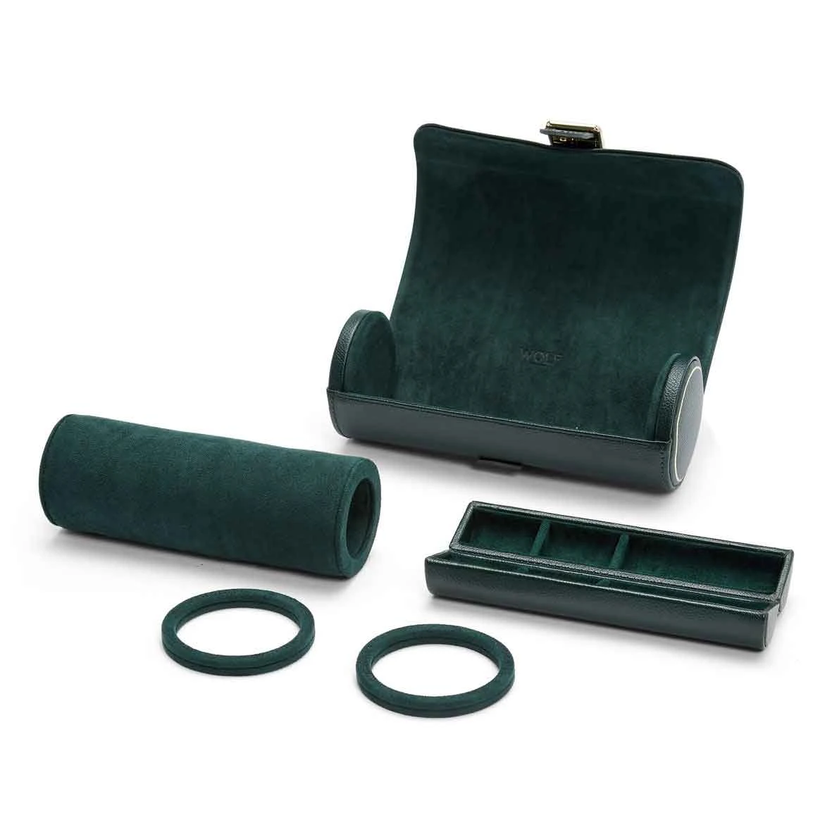 Boite Montre Wolf 1834 - British Racing Triple Watch Roll - 792941 4 Boite Montre Wolf 1834 - British Racing Triple Watch Roll - 792941 – Image 2