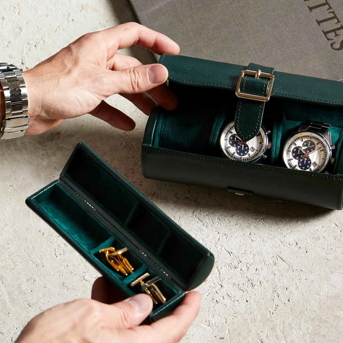 Boite Montre Wolf 1834 - British Racing Triple Watch Roll - 792941 7 Boite Montre Wolf 1834 - British Racing Triple Watch Roll - 792941 – Image 5