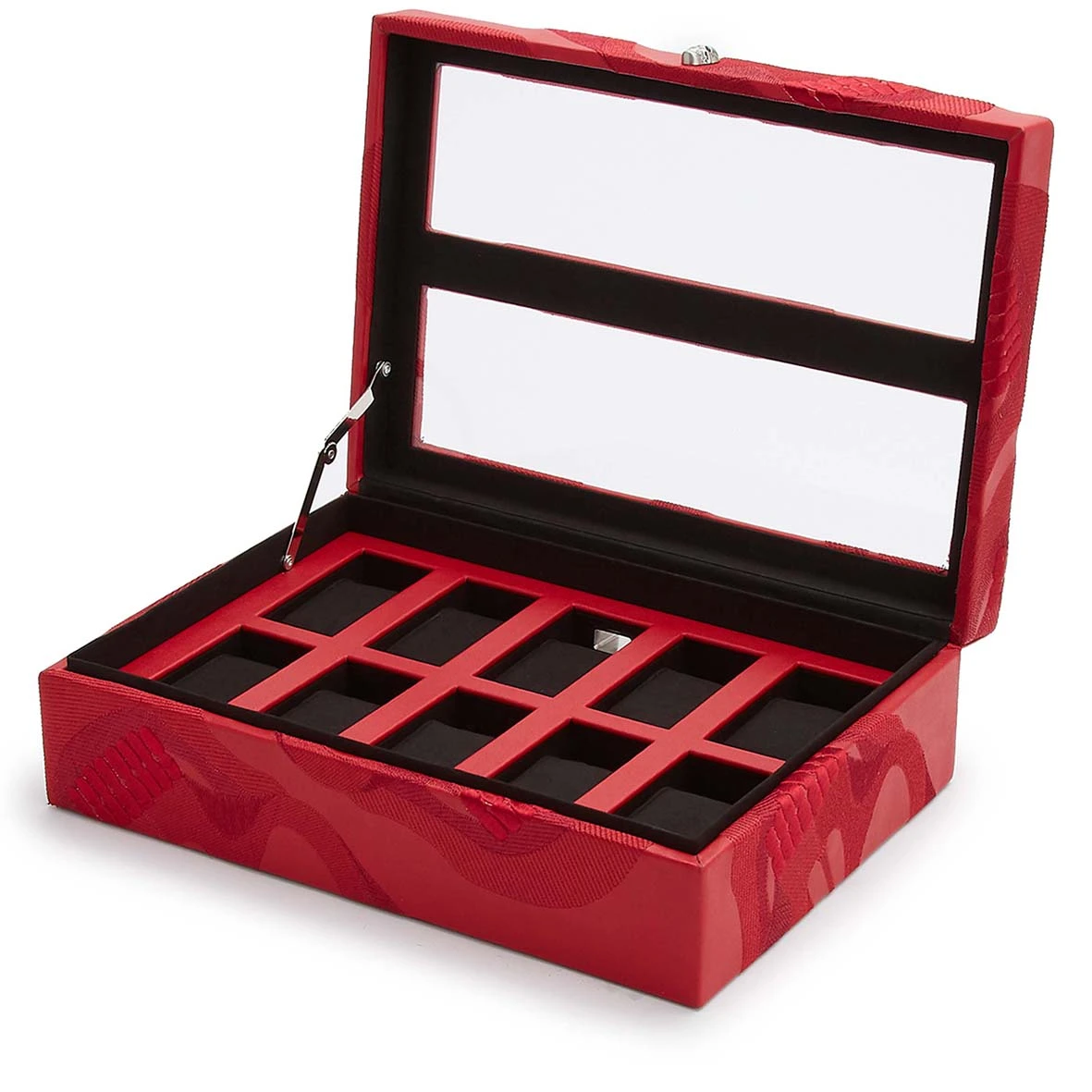 Boite Montre Wolf 1834 - Memento Mori 10-Piece Watch Box- Rouge - 493572 3 Boite Montre Wolf 1834 - Memento Mori 10-Piece Watch Box- Rouge - 493572