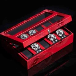 Boite Montre Wolf 1834 - Memento Mori 10-Piece Watch Box- Rouge - 493572 10 Boite Montre Wolf 1834 - Memento Mori 10-Piece Watch Box- Rouge - 493572 -Accessoires De Mode ori boite montre wolf 1834 memento mori 10 piece watch box rouge 493572 40925 57502