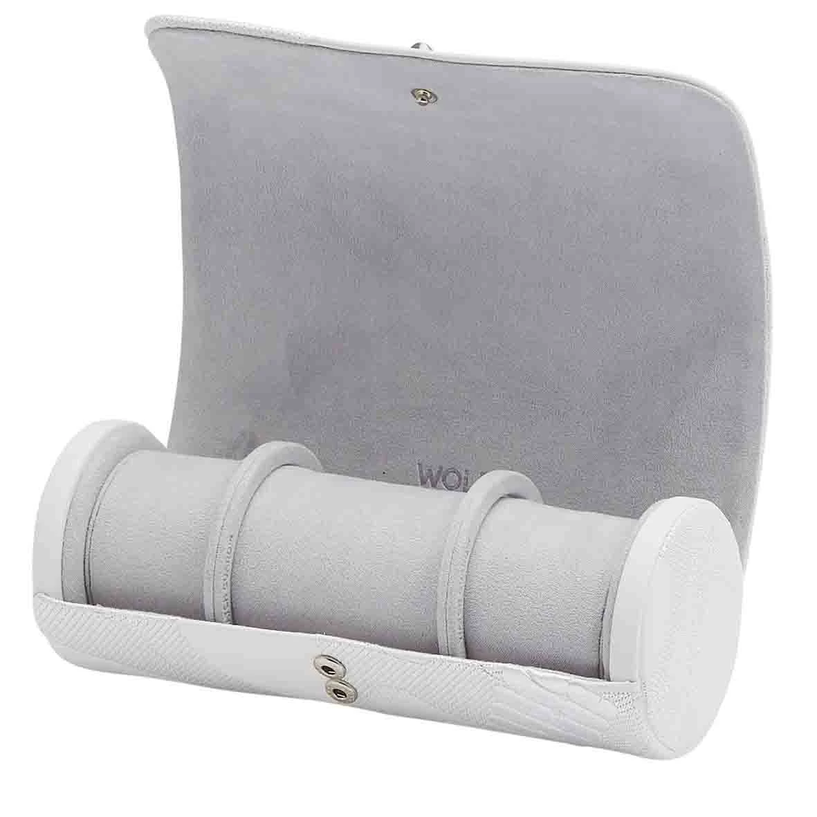 Boite Montre Wolf 1834 - Memento Mori Triple Watch Roll - Blanc - 493401 4 Boite Montre Wolf 1834 - Memento Mori Triple Watch Roll - Blanc - 493401 – Image 2