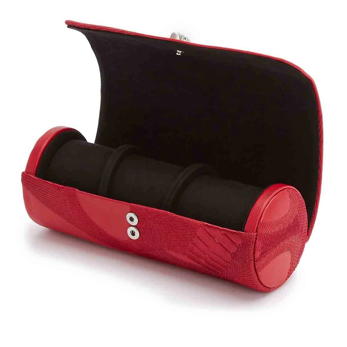 Boite Montre Wolf 1834 - Memento Mori Triple Watch Roll - Rouge - 493472 4 Boite Montre Wolf 1834 - Memento Mori Triple Watch Roll - Rouge - 493472 – Image 2