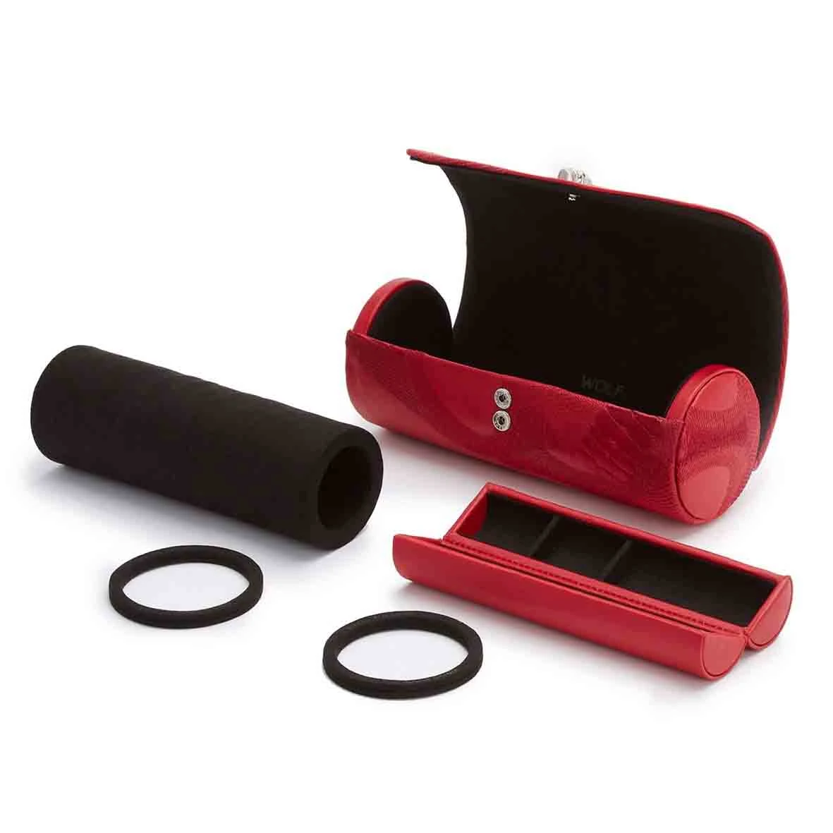 Boite Montre Wolf 1834 - Memento Mori Triple Watch Roll - Rouge - 493472 6 Boite Montre Wolf 1834 - Memento Mori Triple Watch Roll - Rouge - 493472 – Image 4