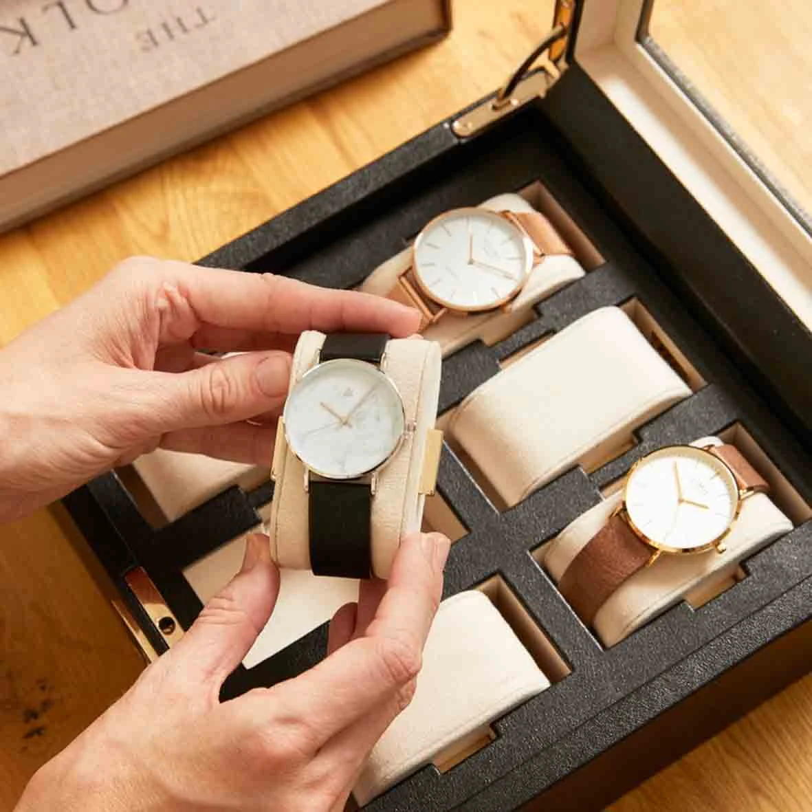 Boîte Montre Wolf 1834 - Palermo 6 Pcs Watch Box - 213802 6 Boîte Montre Wolf 1834 - Palermo 6 Pcs Watch Box - 213802 – Image 4