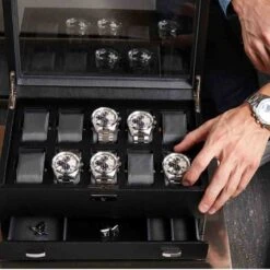 Boîte Montre Wolf 1834 - Viceroy 10 Pcs Watch Box W/ Drawer - 466202 10 Boîte Montre Wolf 1834 - Viceroy 10 Pcs Watch Box W/ Drawer - 466202 -Accessoires De Mode ori boite montre wolf 1834 viceroy 10 pcs watch box w drawer 466202 40981 57942