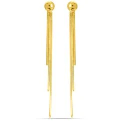 Boucle D'oreille Femme Pendante Or Jaune 1.3 G Lana - 11865