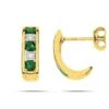 Boucles D'oreille émeraude Diamant Or Jaune Duo-MV253BEB5 -Accessoires De Mode ori boucles d oreille emeraude diamant or jaune duo mv253beb5 47867