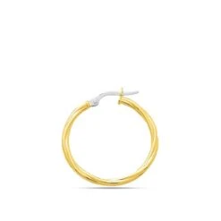 Boucles D'oreilles Créoles 25 Mm - Fil 2 Mm - Maryse - 650003.6