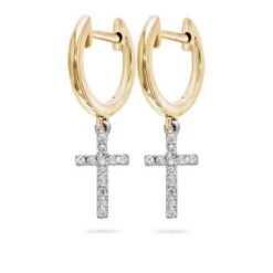 Boucles D'Oreilles Diamants 0.11 Ct -Rêveuse - 067006A