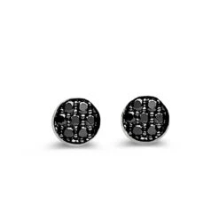 Boucles D'oreilles Diamants Noirs One More - Eolo 93FK04A2