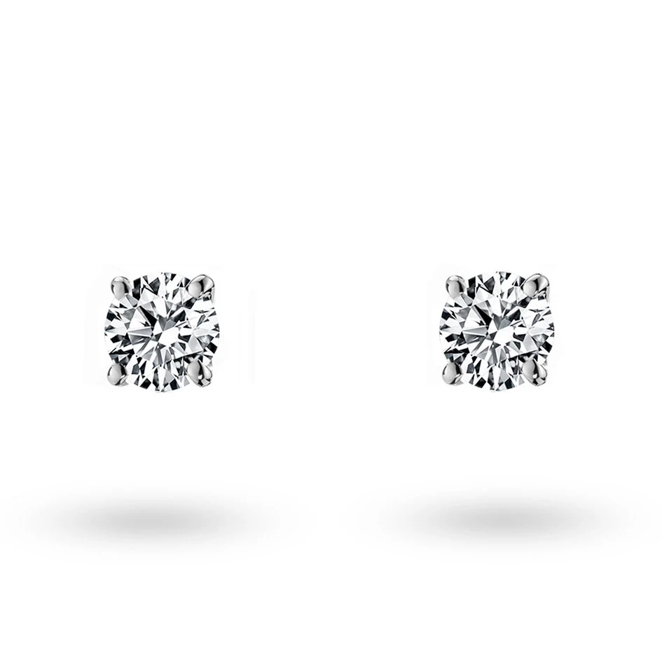 Boucles D'oreilles Diamants Sertie 4 Griffes Système Alpa 0.1 Ct Et Or 18 Ct - 750/1000 Salome - E1883FMPWAY03 3 Boucles D'oreilles Diamants Sertie 4 Griffes Système Alpa 0.1 Ct Et Or 18 Ct - 750/1000 Salome - E1883FMPWAY03